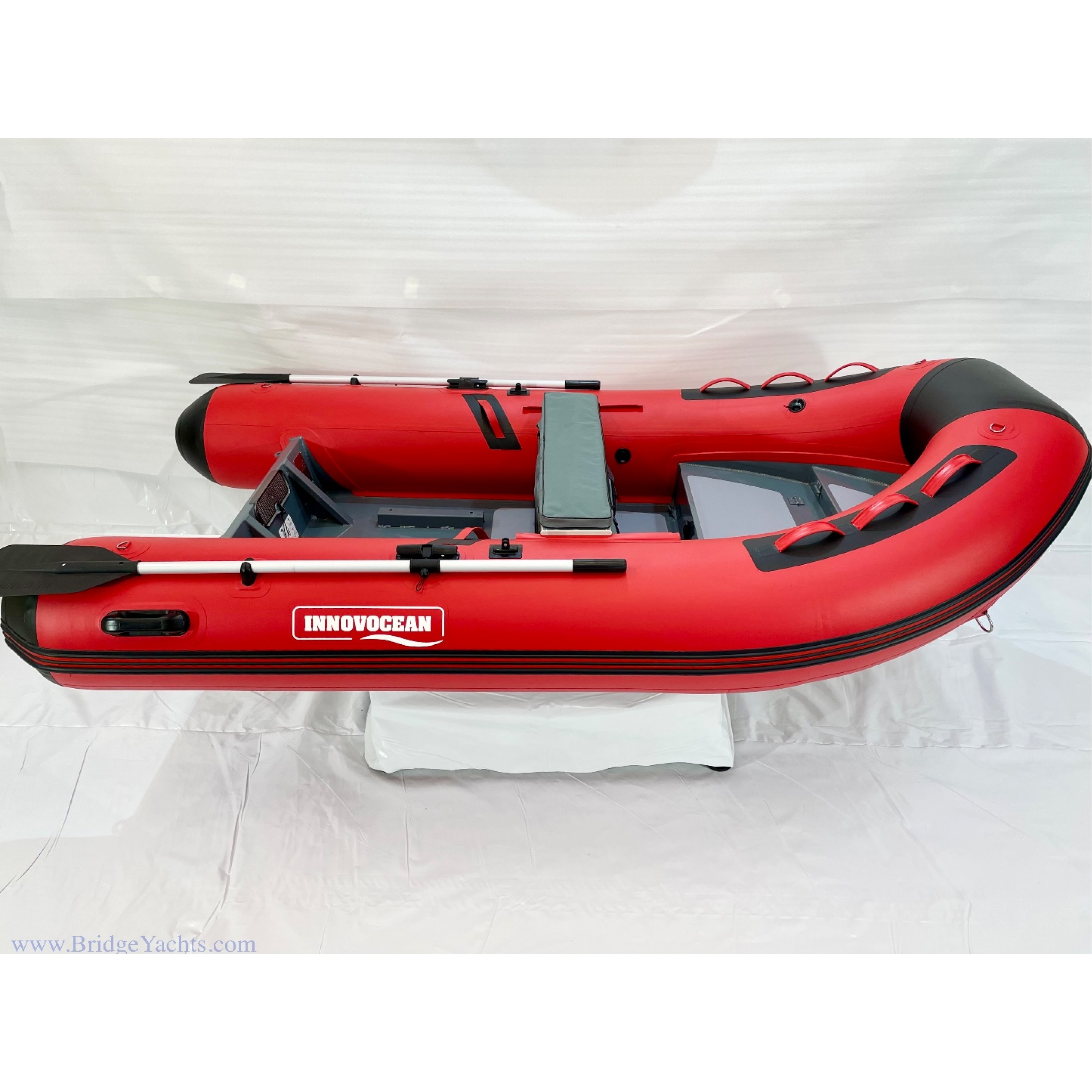 ALD300 10ft Classic Double Deck Aluminum Rib Red/Blk