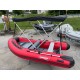 ALD300 10ft Classic Double Deck Aluminum Rib Red/Blk ALD300 10ft Classic Double Deck Aluminum Rib Red/Blk