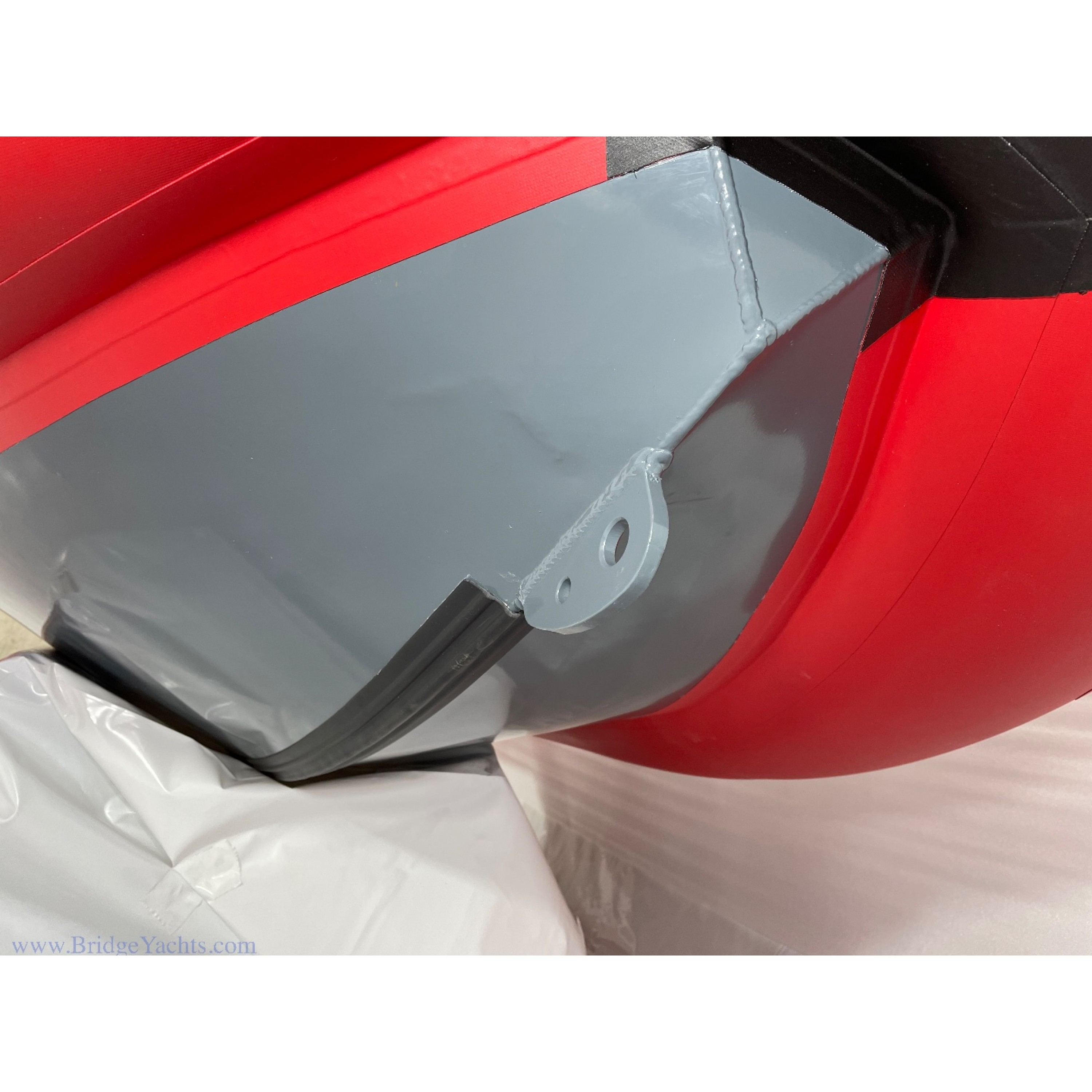 ALD300 10ft Classic Double Deck Aluminum Rib Red/Blk ALD300 10ft Classic Double Deck Aluminum Rib Red/Blk