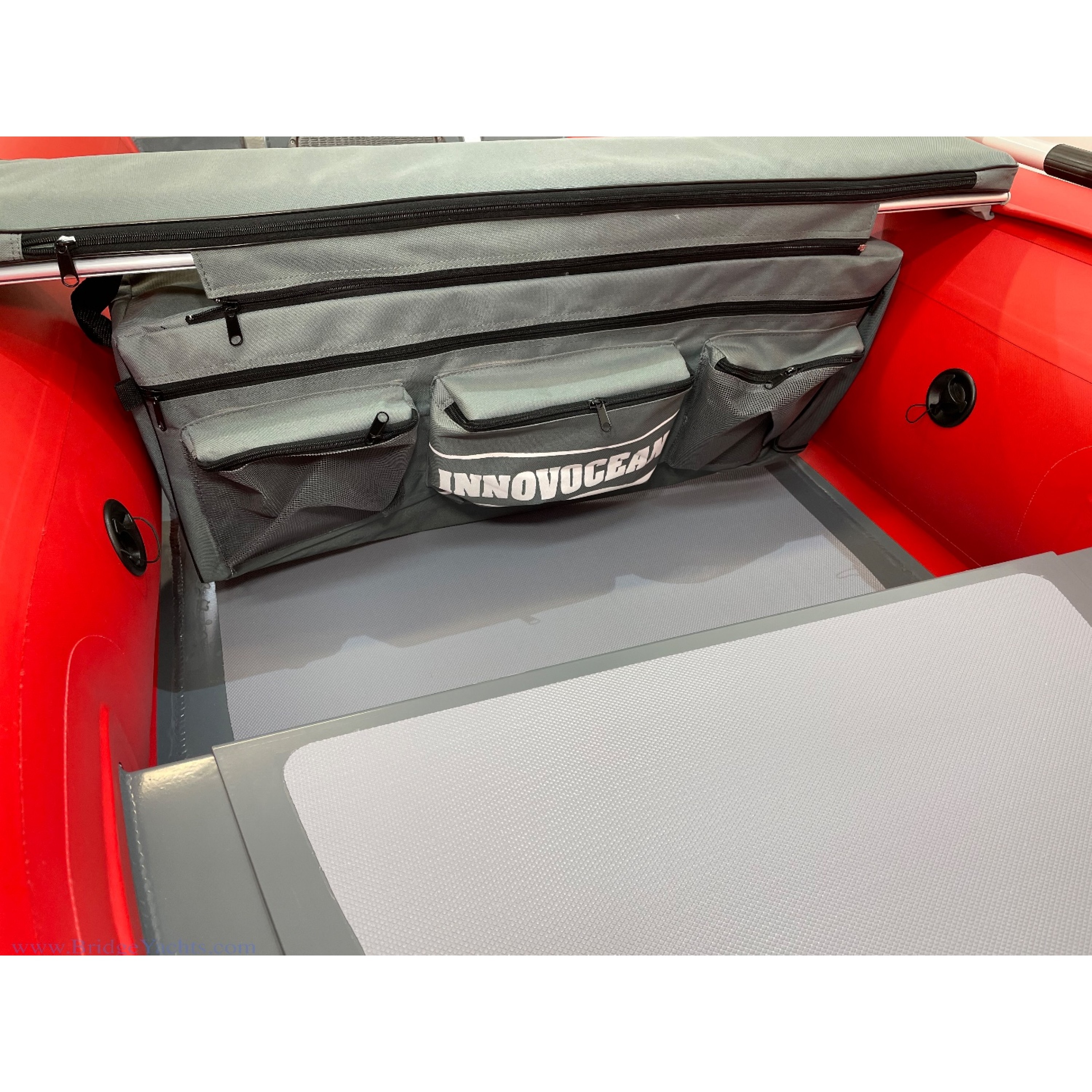 ALD300 10ft Classic Double Deck Aluminum Rib Red/Blk ALD300 10ft Classic Double Deck Aluminum Rib Red/Blk