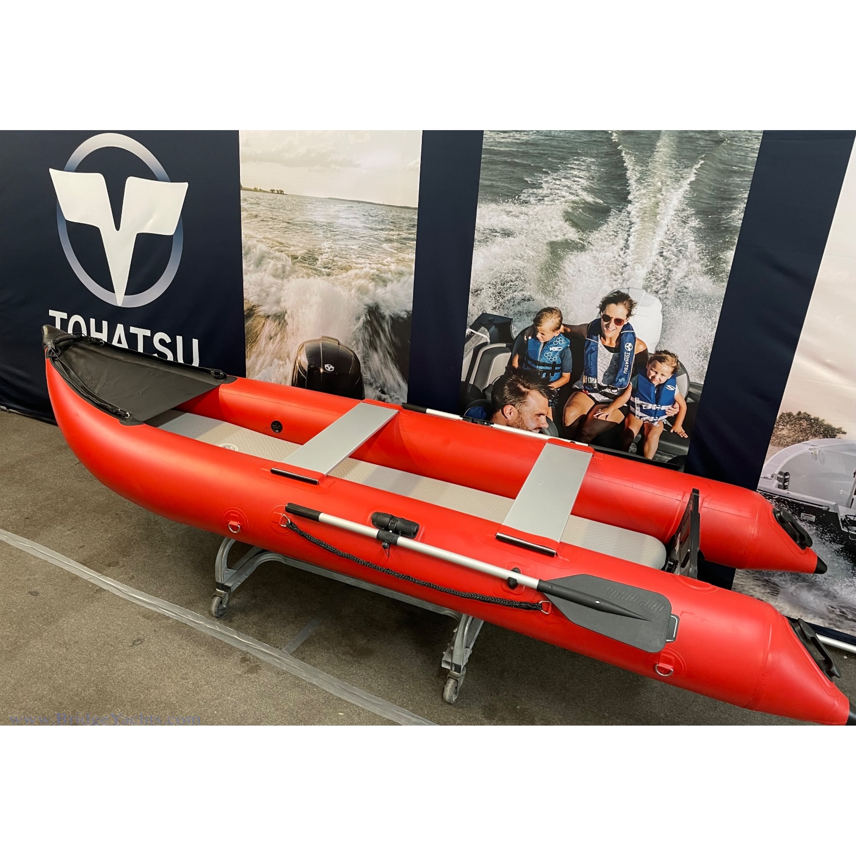 INNOVOCEAN 365 SPORT INFLATABLE CANOE - RED