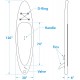 10' 6" Seachoice 86941 Inflatable Paddle Board (Sup) Kit 10' 6" Seachoice 86941 Inflatable Paddle Board (Sup) Kit