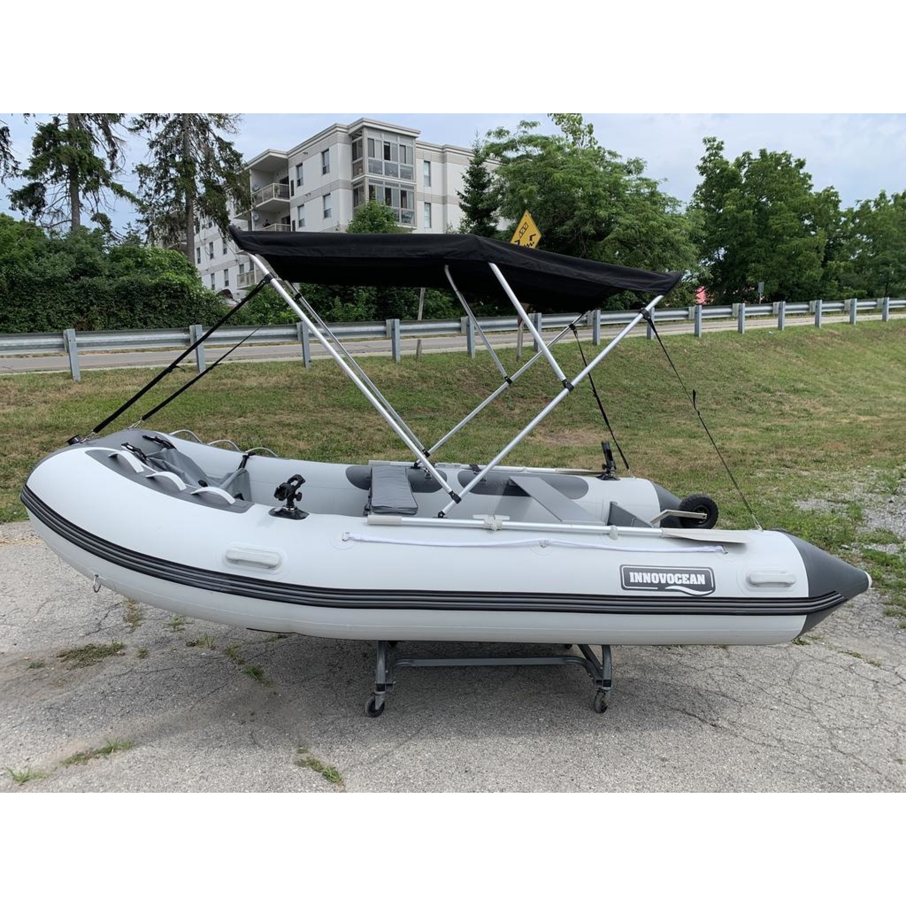 MA380 12.5ft Metal Master Gray Inflatable Boat