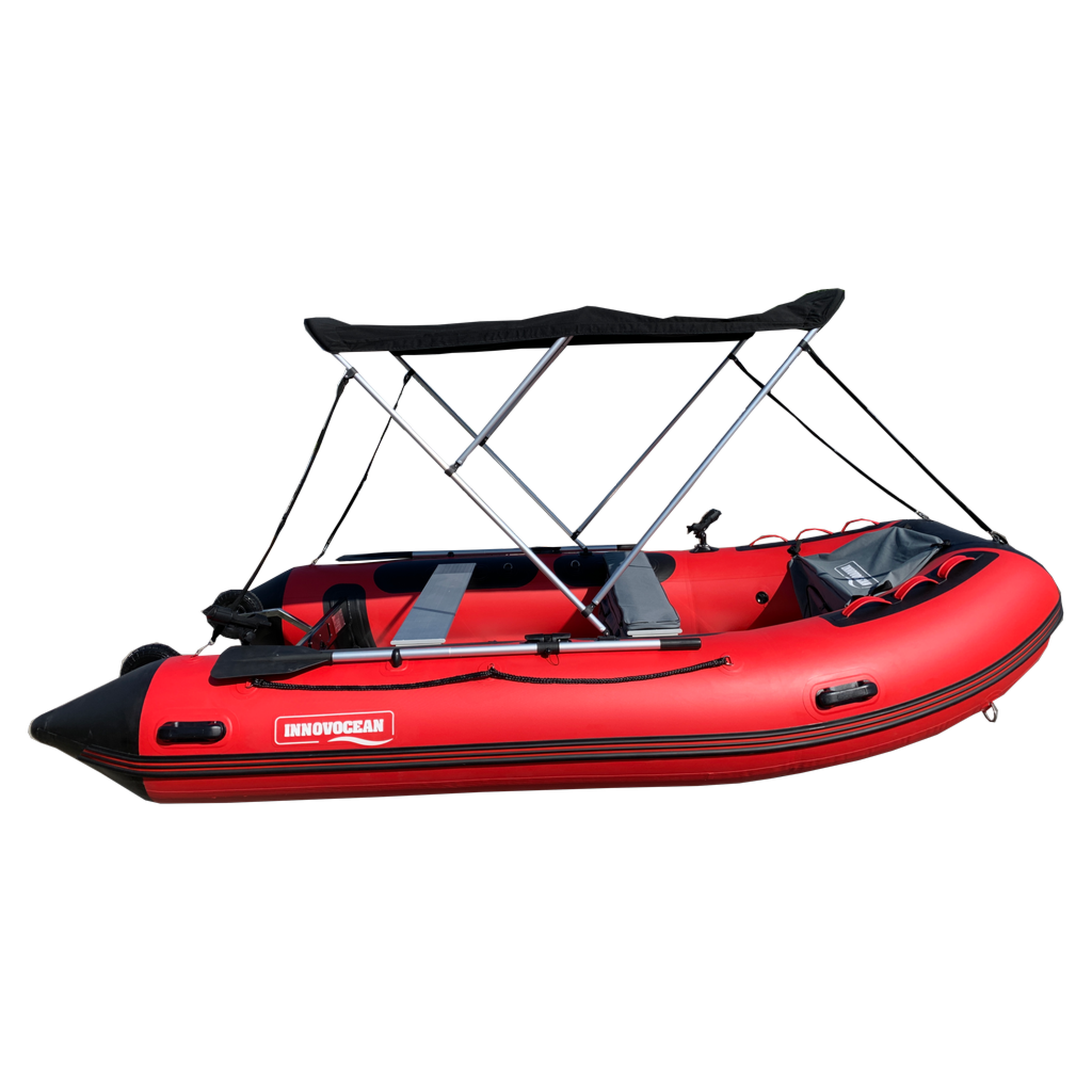 MA380 12.5ft Metal Master Red/Blk Inflatable Boat
