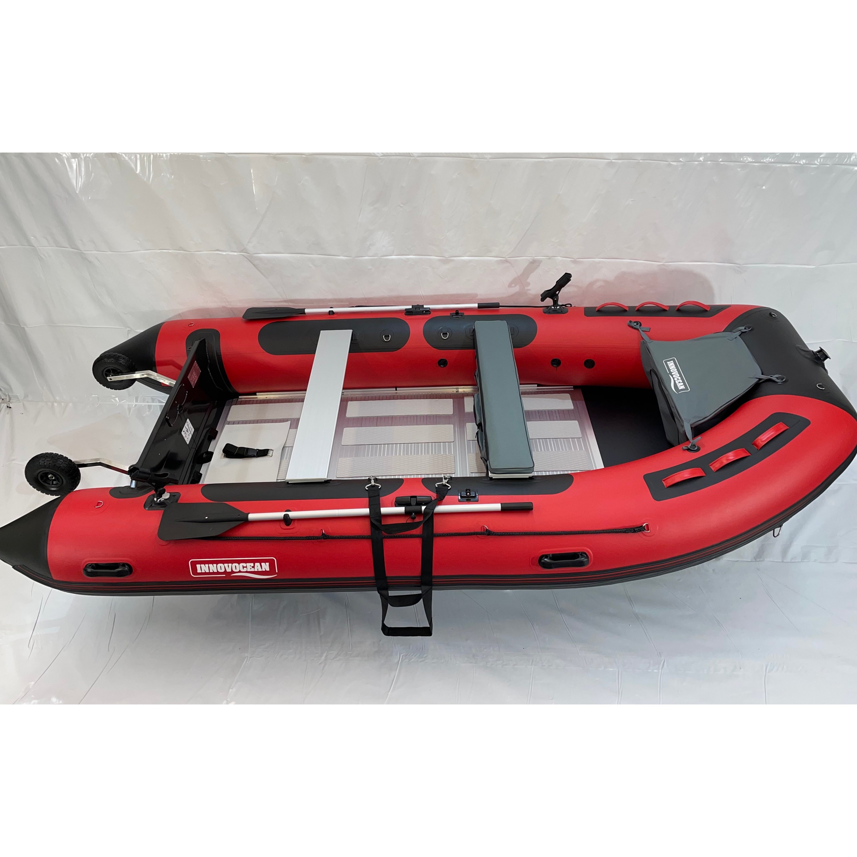 MA360 12ft Metal Master Red/Blk Inflatable Boat