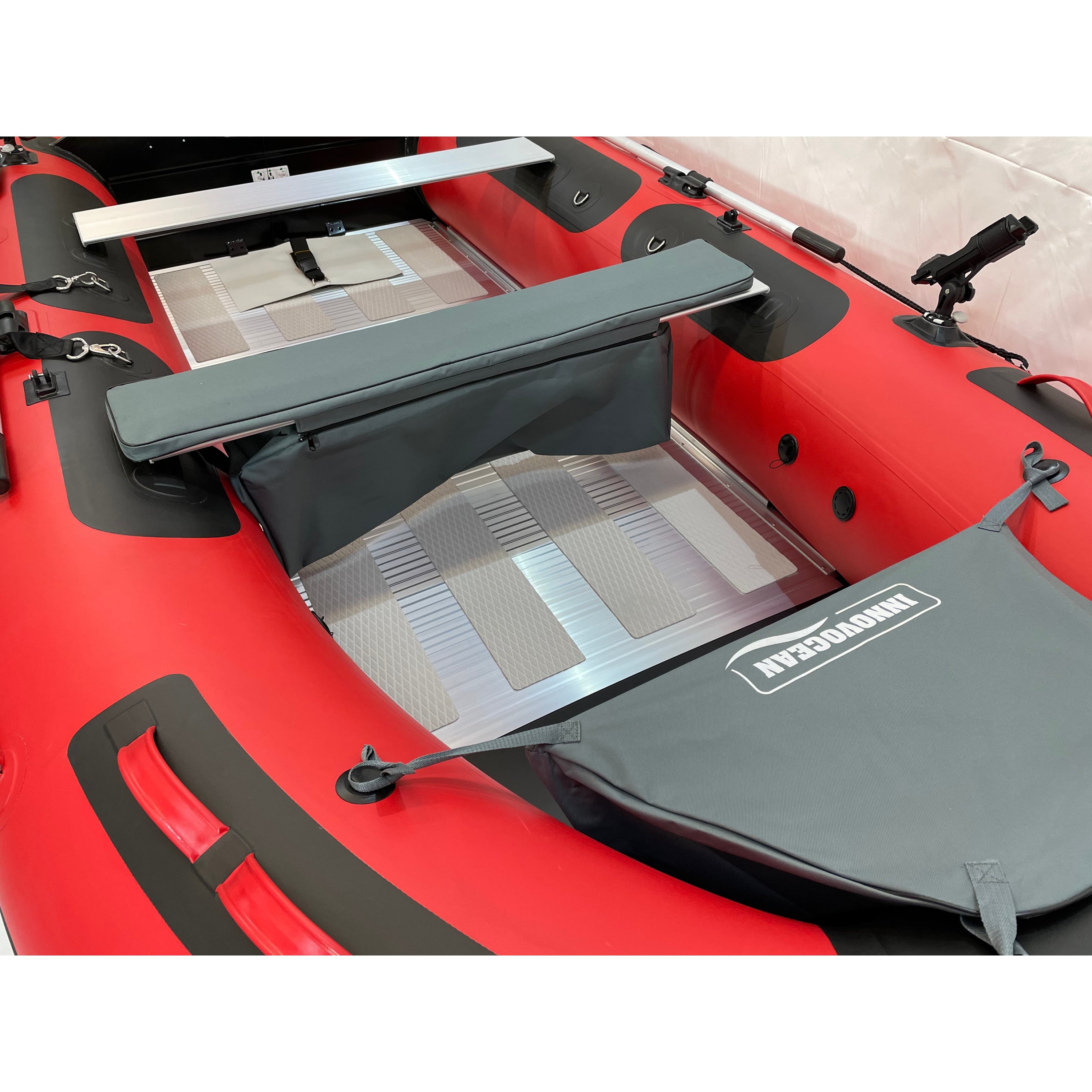 MA380 12.5ft Metal Master Red/Blk Inflatable Boat