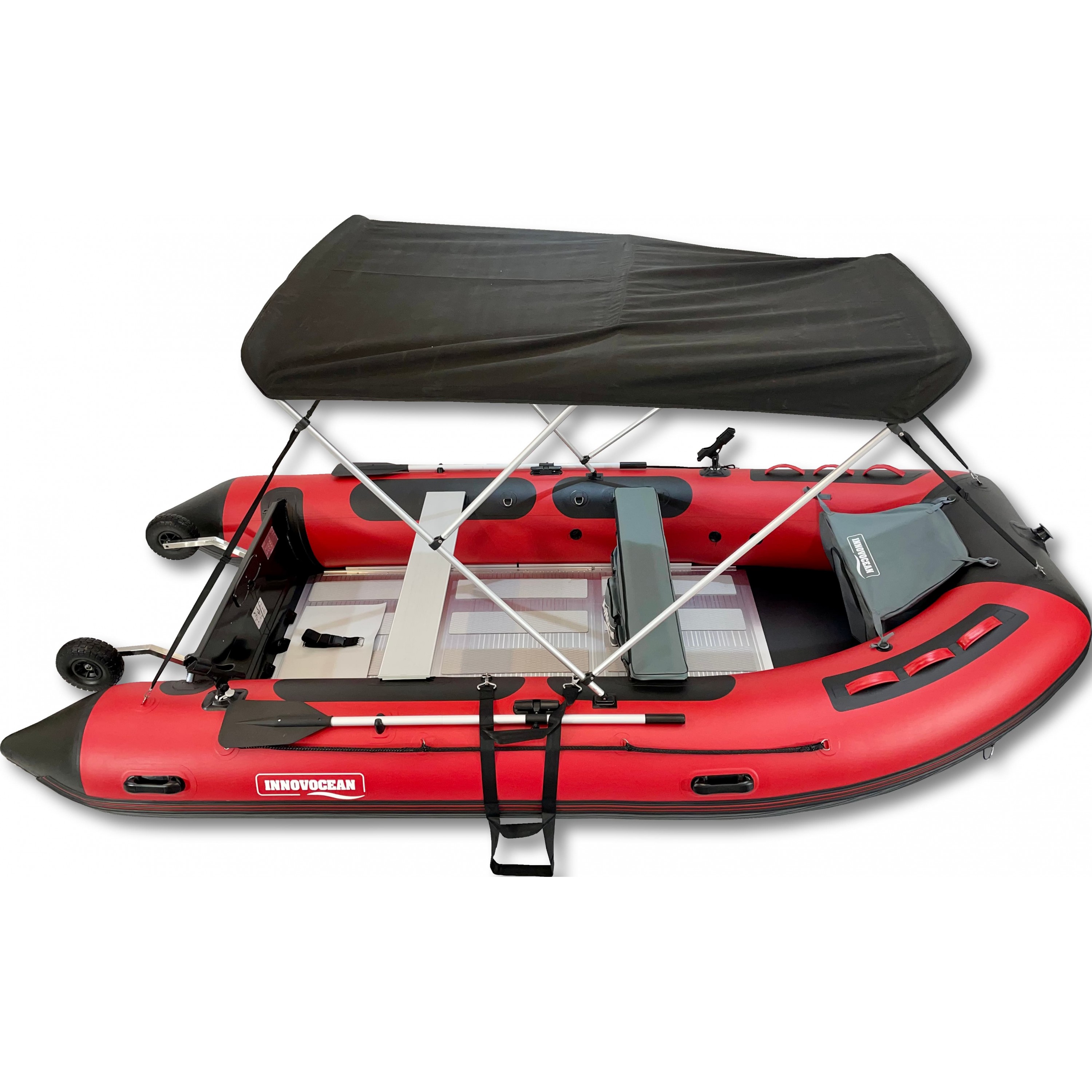 MA360 12ft Metal Master Red/Blk Inflatable Boat