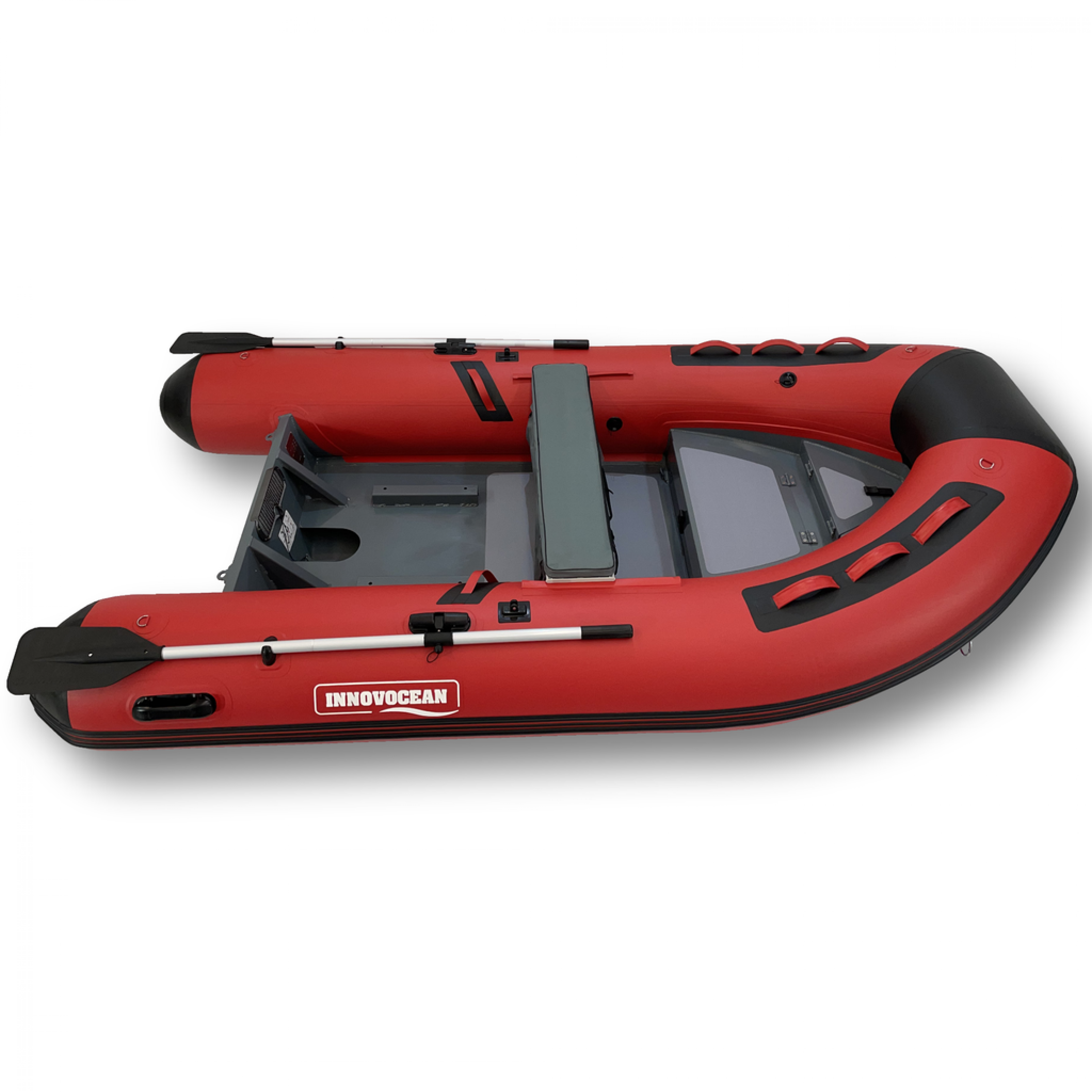 ALD300 10ft Classic Double Deck Aluminum Rib Red/Blk ALD300 10ft Classic Double Deck Aluminum Rib Red/Blk