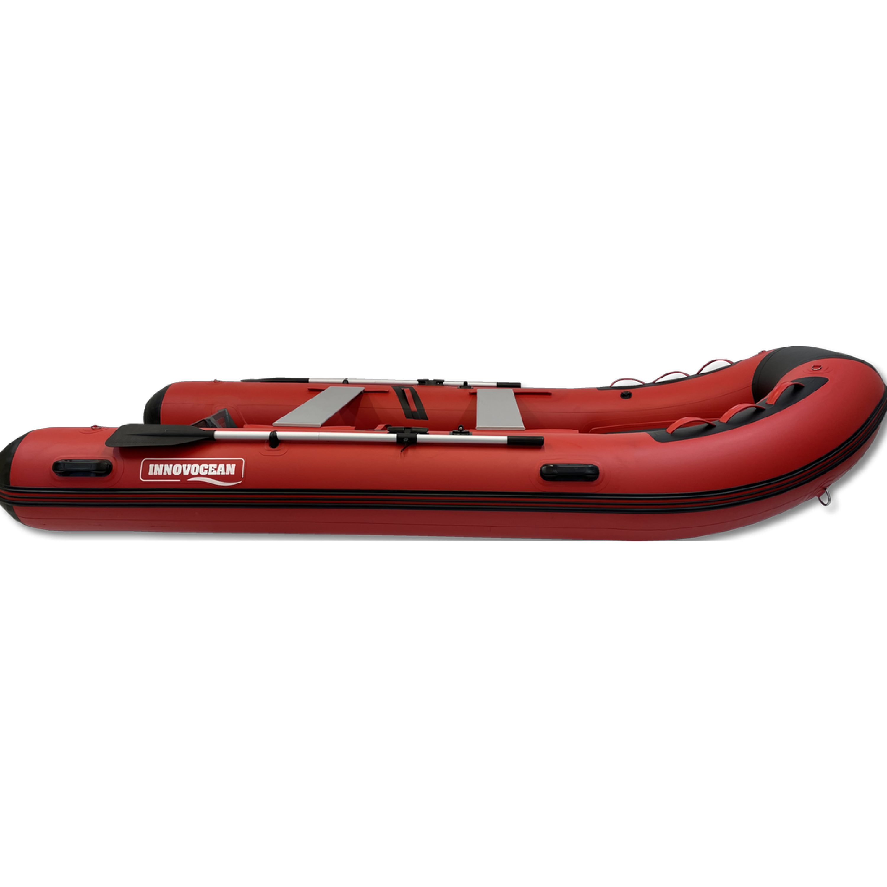 ALD360 12ft Classic Double Deck Aluminum Rib Red/Blk ALD360 12ft Classic Double Deck Aluminum Rib Red/Blk