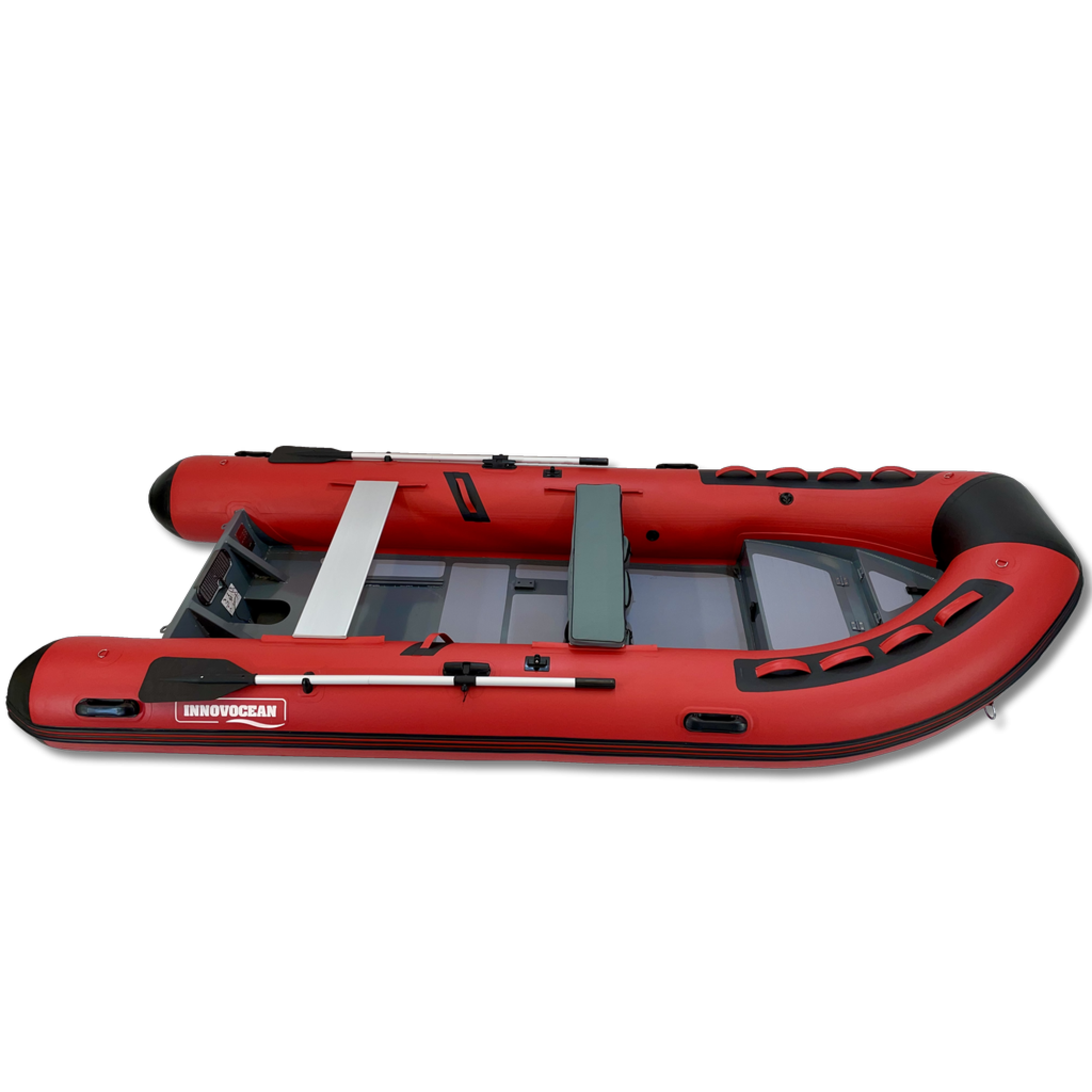 ALD390 13ft Classic Double Deck Aluminum Rib Red/Blk ALD390 13ft Classic Double Deck Aluminum Rib Red/Blk