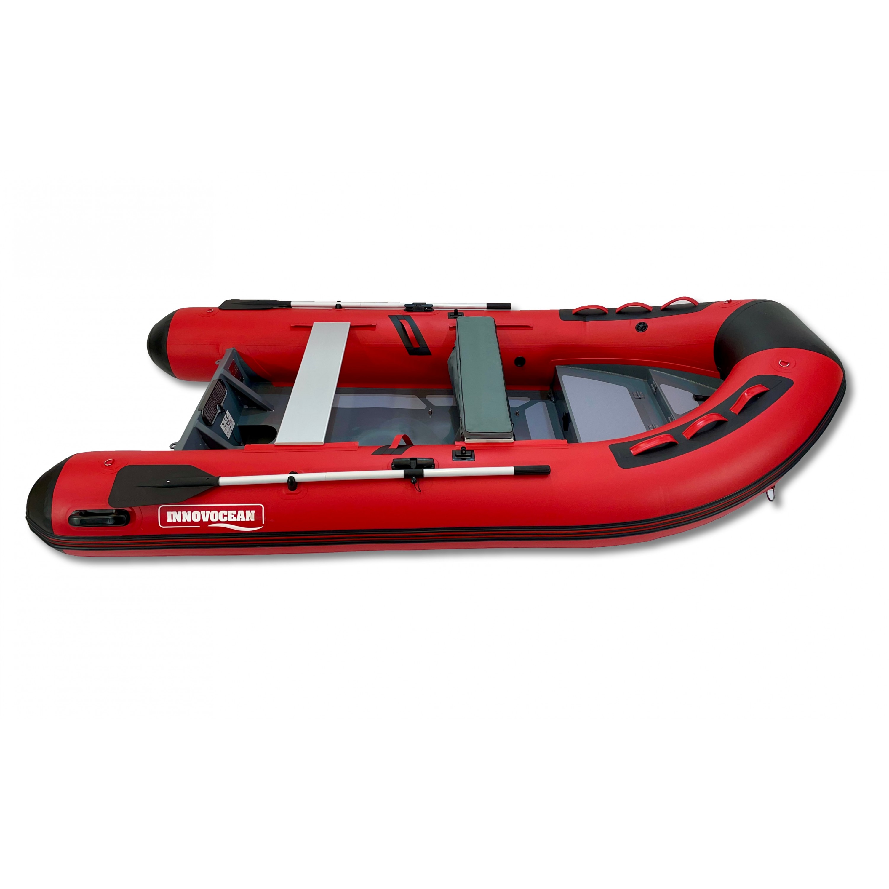 ALD330 11ft Classic Double Deck Aluminum Rib Red/Blk ALD330 11ft Classic Double Deck Aluminum Rib Red/Blk