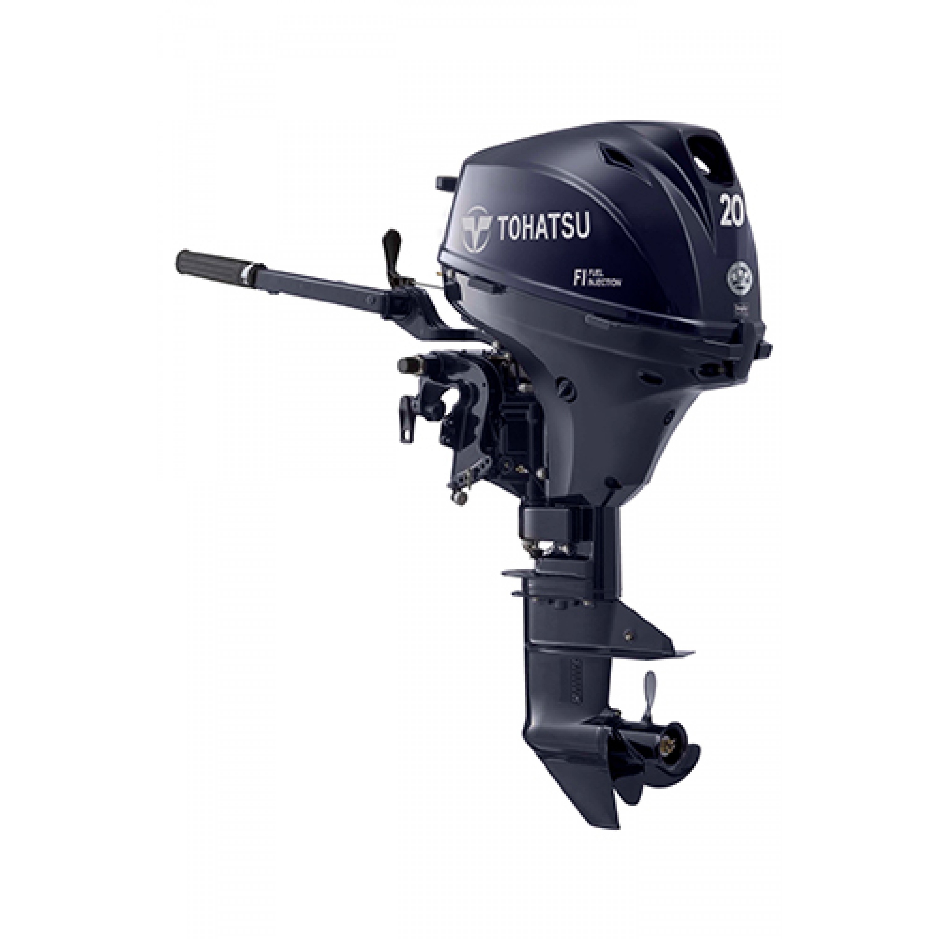 20 HP Tohatsu Outboard Motor, MFS20EEFTS 20 HP Tohatsu Outboard Motor, MFS20EEFTS