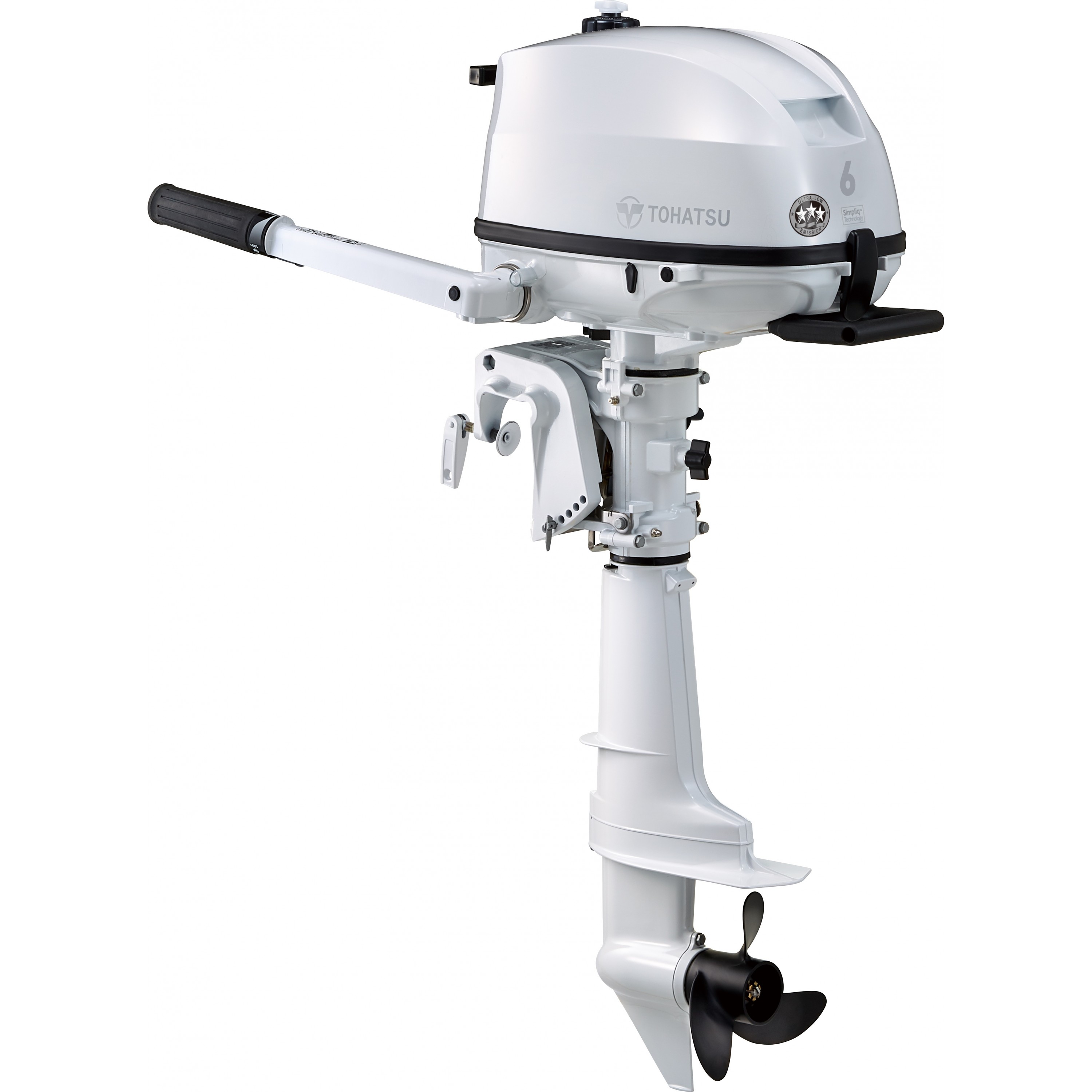 6 HP Tohatsu Outboard Motor, MFS6DWDL 6 HP Tohatsu Outboard Motor, MFS6DWDL