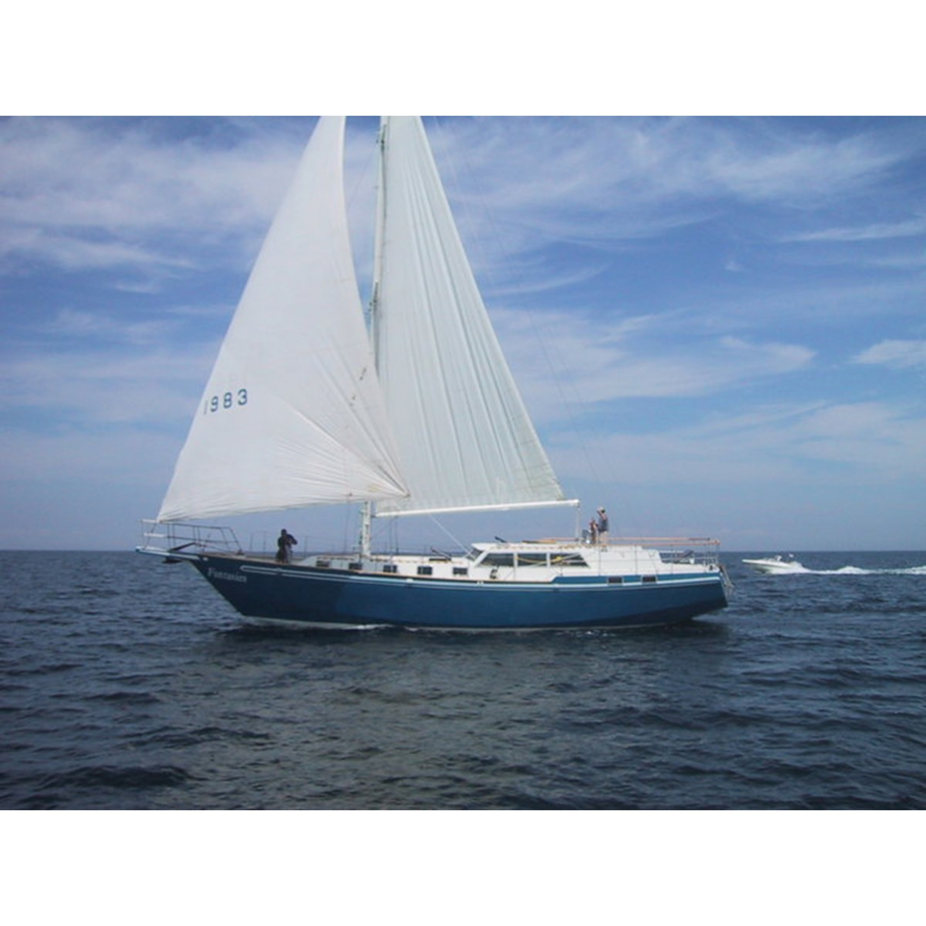 2002 53' HOME BUILT Motorsailor Roberts 53G Souris 