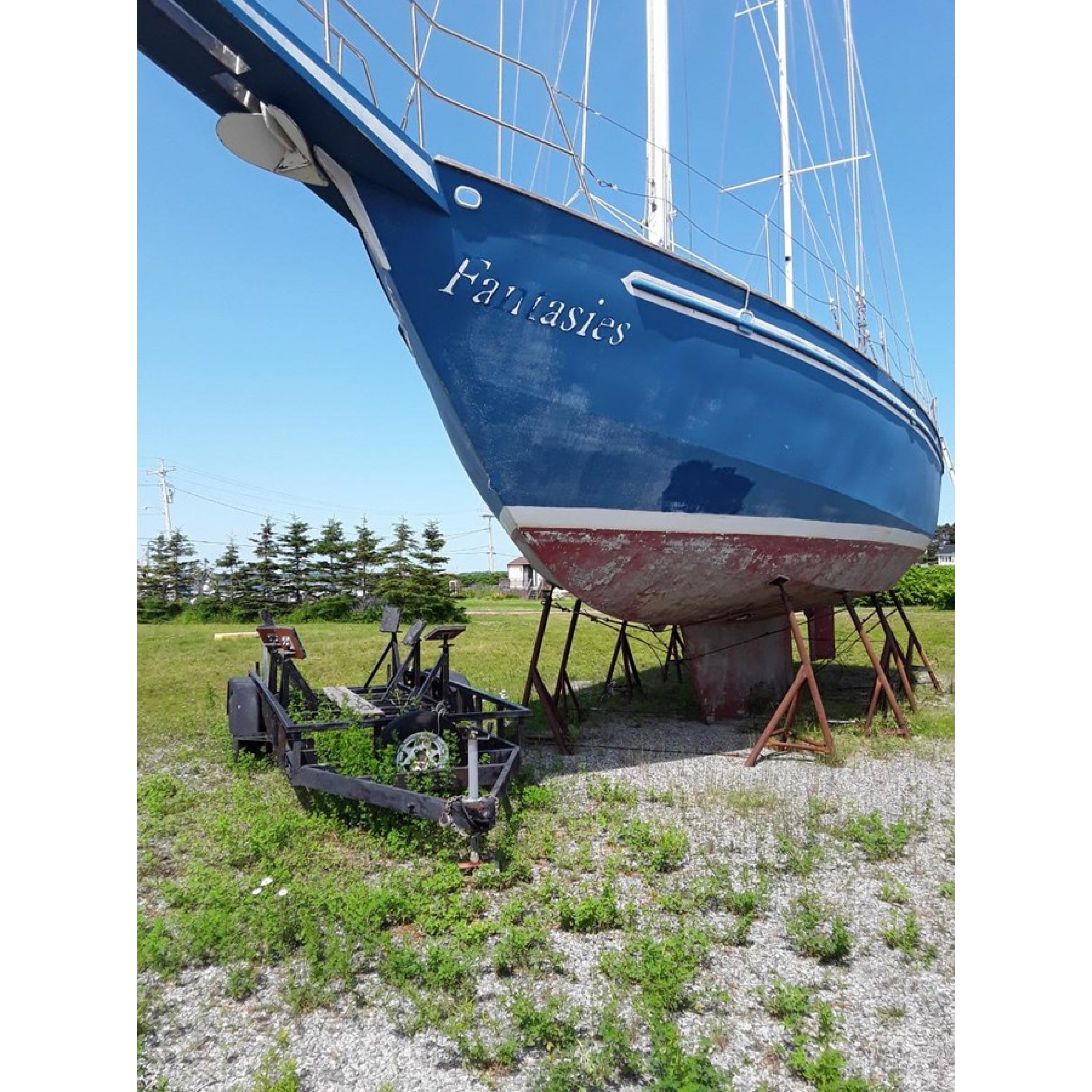 2002 53' HOME BUILT Motorsailor Roberts 53G Souris 