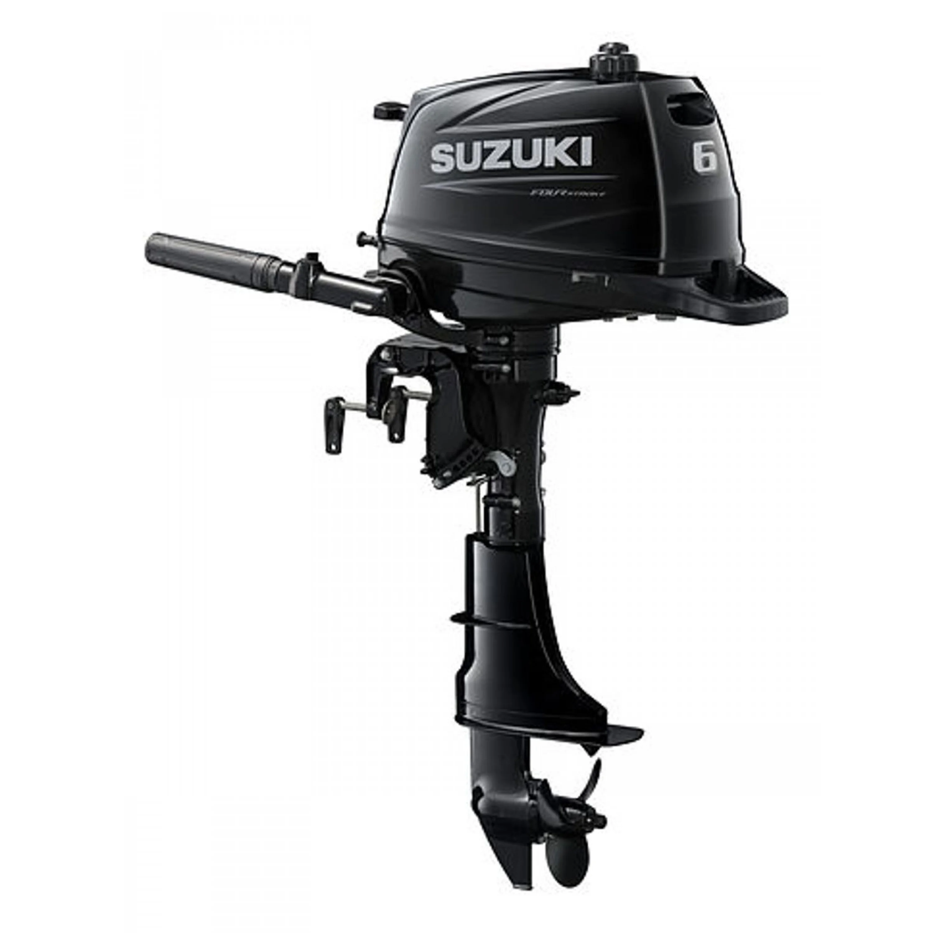 6 HP, SUZUKI OUTBOARD, DF6AS, CARB, 15IN, TILLER, INTEGRAL FUEL TANK, MANUAL START 6 HP, SUZUKI OUTBOARD, DF6AS, CARB, 15IN, TILLER, INTEGRAL FUEL TANK, MANUAL START
