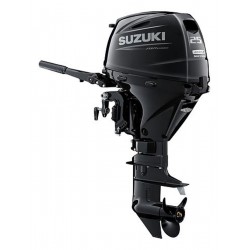 25 HP, SUZUKI OUTBOARD, DF25ATHS, EFI, 15IN, TILLER, PTT, FUEL TANK INCLUDED, ELEC START