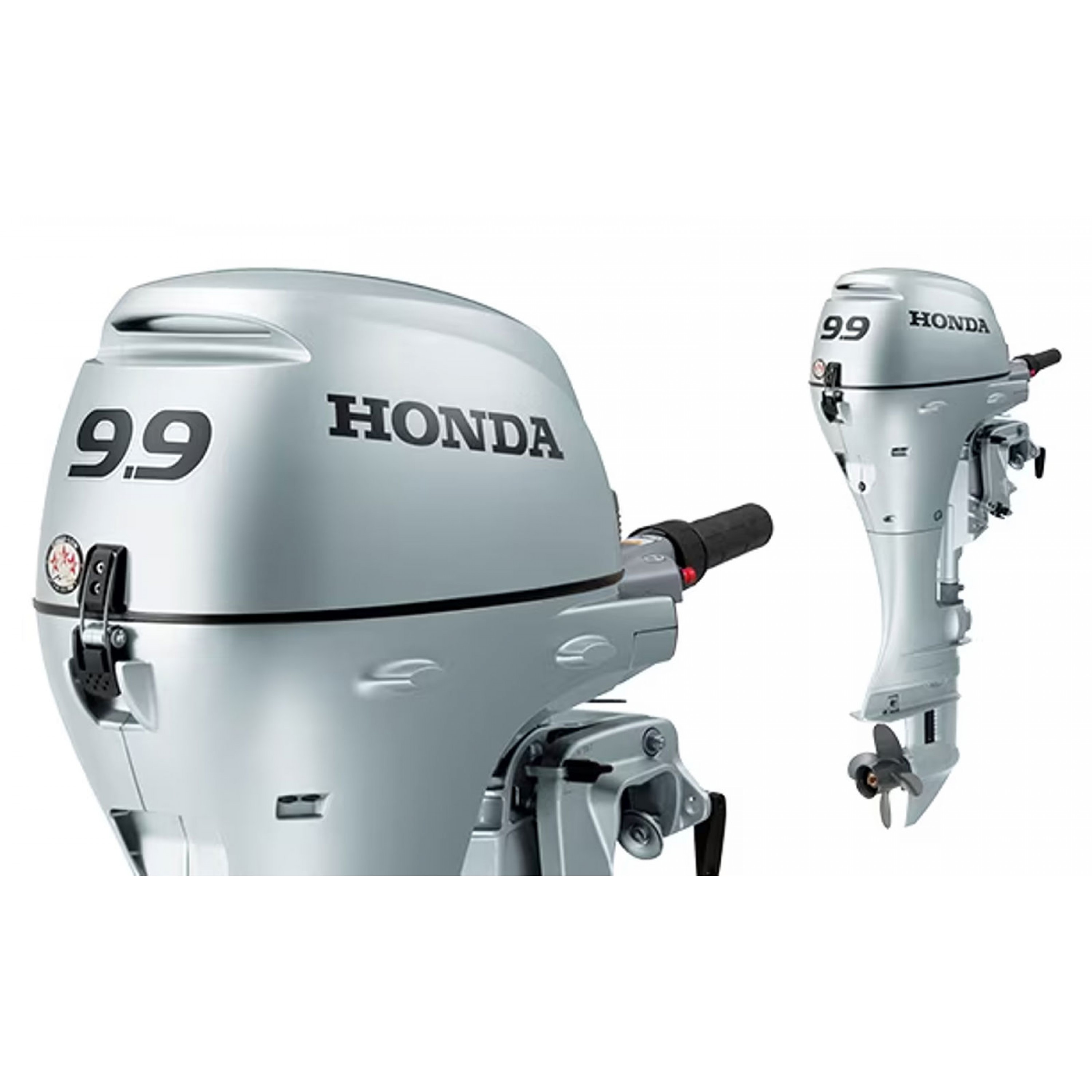 9.9 HP HONDA OUTBOARD, SHORT SHAFT, MANUAL START, TILLER