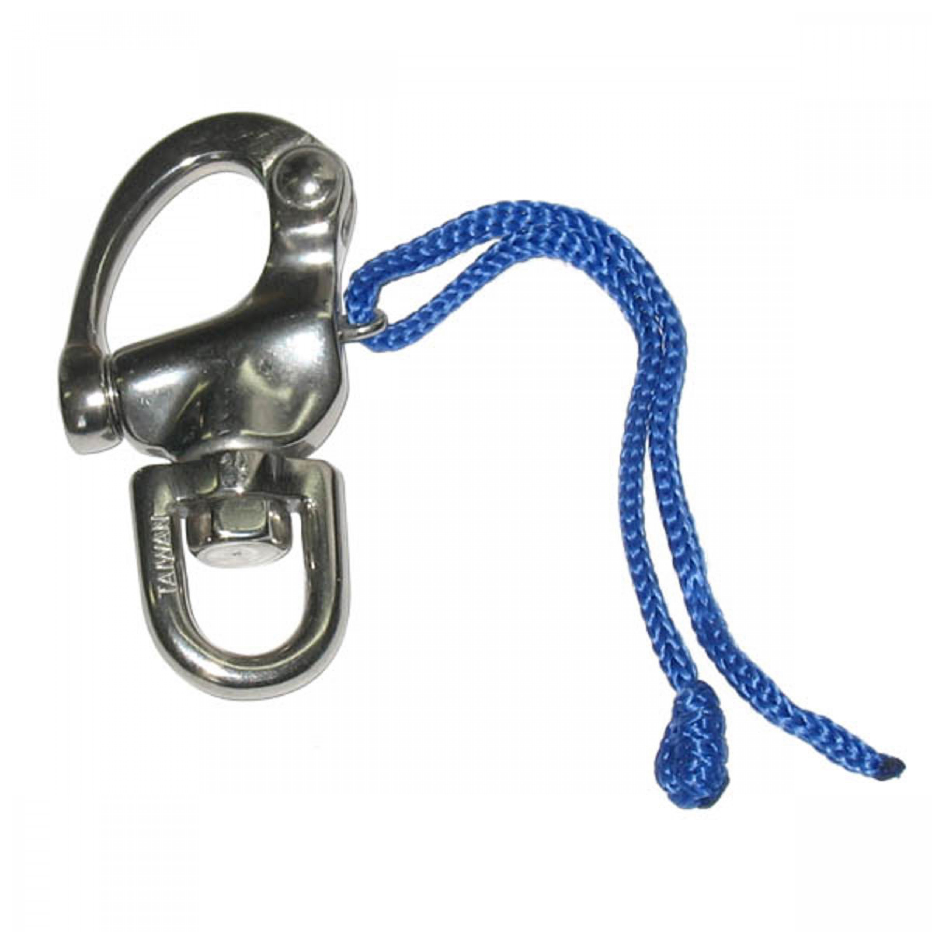 SNAP SHACKLE, SWIVEL, 87MM WITH LANYARD