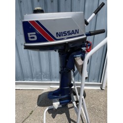 USED 5 HP NISSAN OUTBOARD, NS5BS, SHORT SHAFT (369-160361)TWO STROKE USED 5 HP NISSAN OUTBOARD, NS5BS, SHORT SHAFT (369-160361)TWO STROKE