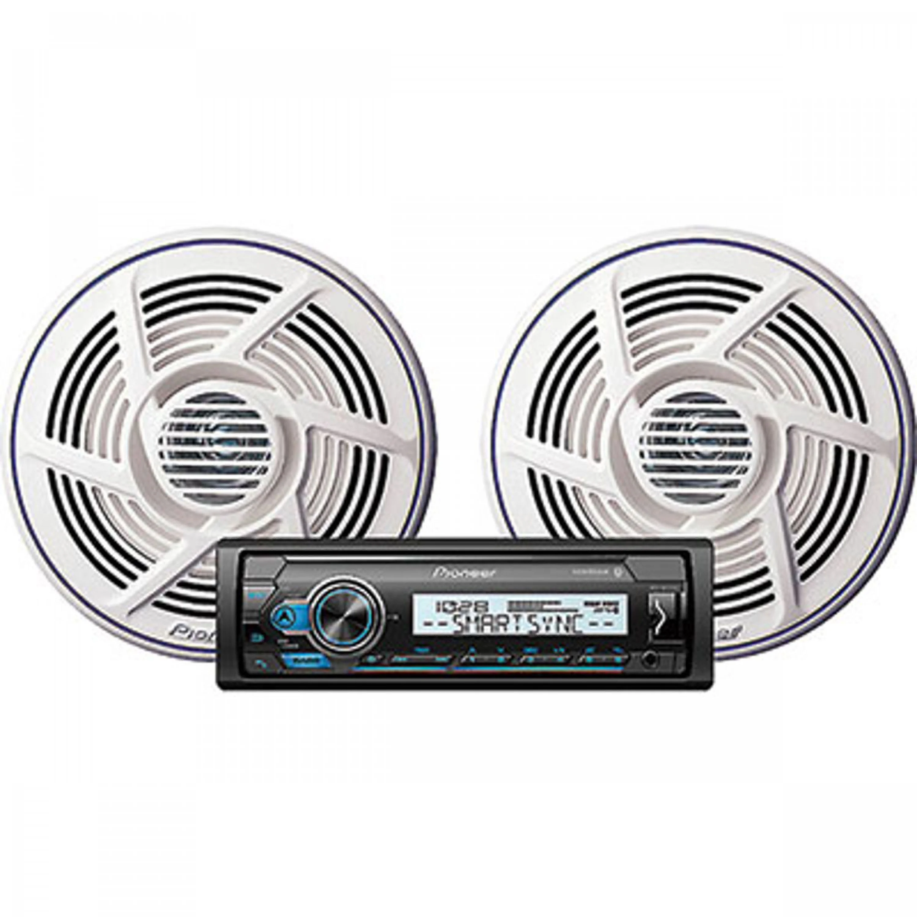 PIONEER MARINE STEREO PACKAGE INCLUDES 6.5" SPEAKERS