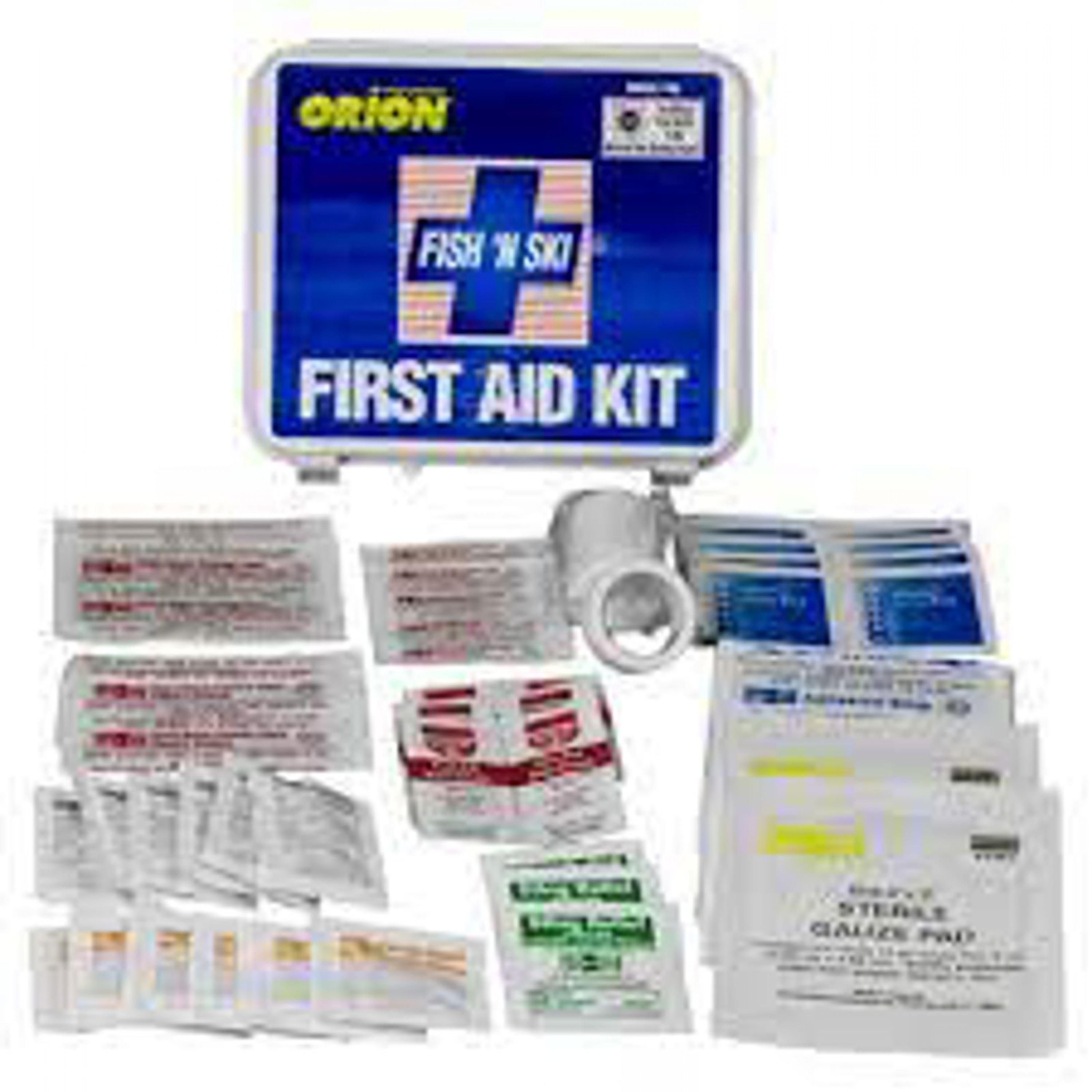 ORION FISH 'N SKI FIRST AID KIT,74 TOTAL PIECES.