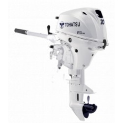 20 HP, TOHATSU OUTBOARD, MFS20EWS, WHITE, EFI, 15, TILLER, FUEL TANK, MANUAL START 20 HP, TOHATSU OUTBOARD, MFS20EWS, WHITE, EFI, 15, TILLER, FUEL TANK, MANUAL START