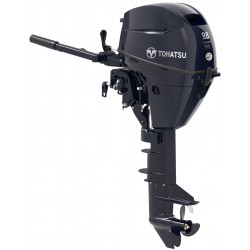 9.8 HP, TOHATSU OUTBOARD, MFS9.8CL, EFI, 20, TILLER, FUEL TANK, MANUAL START 9.8 HP, TOHATSU OUTBOARD, MFS9.8CL, EFI, 20, TILLER, FUEL TANK, MANUAL START