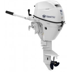 9.8 HP, TOHATSU OUTBOARD, MFS9.8CWS, EFI, 15, TILLER, FUEL TANK, MANUAL START, WHITE 9.8 HP, TOHATSU OUTBOARD, MFS9.8CWS, EFI, 15, TILLER, FUEL TANK, MANUAL START, WHITE