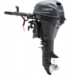 9.9 HP, YAMAHA OUTBOARD, F9.9SMHB, GREY, CARB, 15IN, TILLER, NO TANK, MANUAL START, ALUM PROP 9.9 HP, YAMAHA OUTBOARD, F9.9SMHB, GREY, CARB, 15IN, TILLER, NO TANK, MANUAL START, ALUM PROP