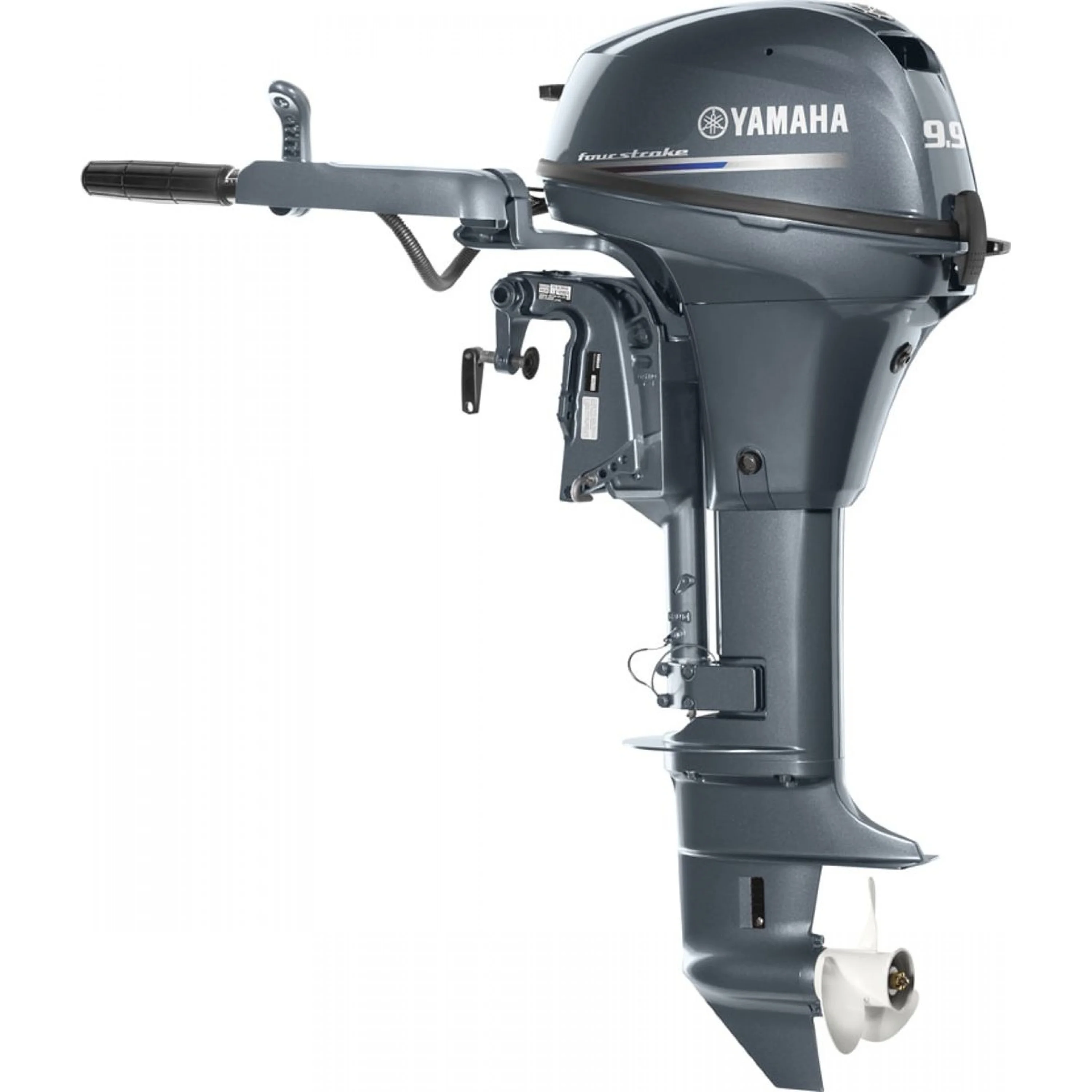 9.9 HP, YAMAHA OUTBOARD, T9.9XWHB, GREY, 25IN, TILLER, NO TANK, ELEC/MAN START, THRUST PROP 9.9 HP, YAMAHA OUTBOARD, T9.9XWHB, GREY, 25IN, TILLER, NO TANK, ELEC/MAN START, THRUST PROP