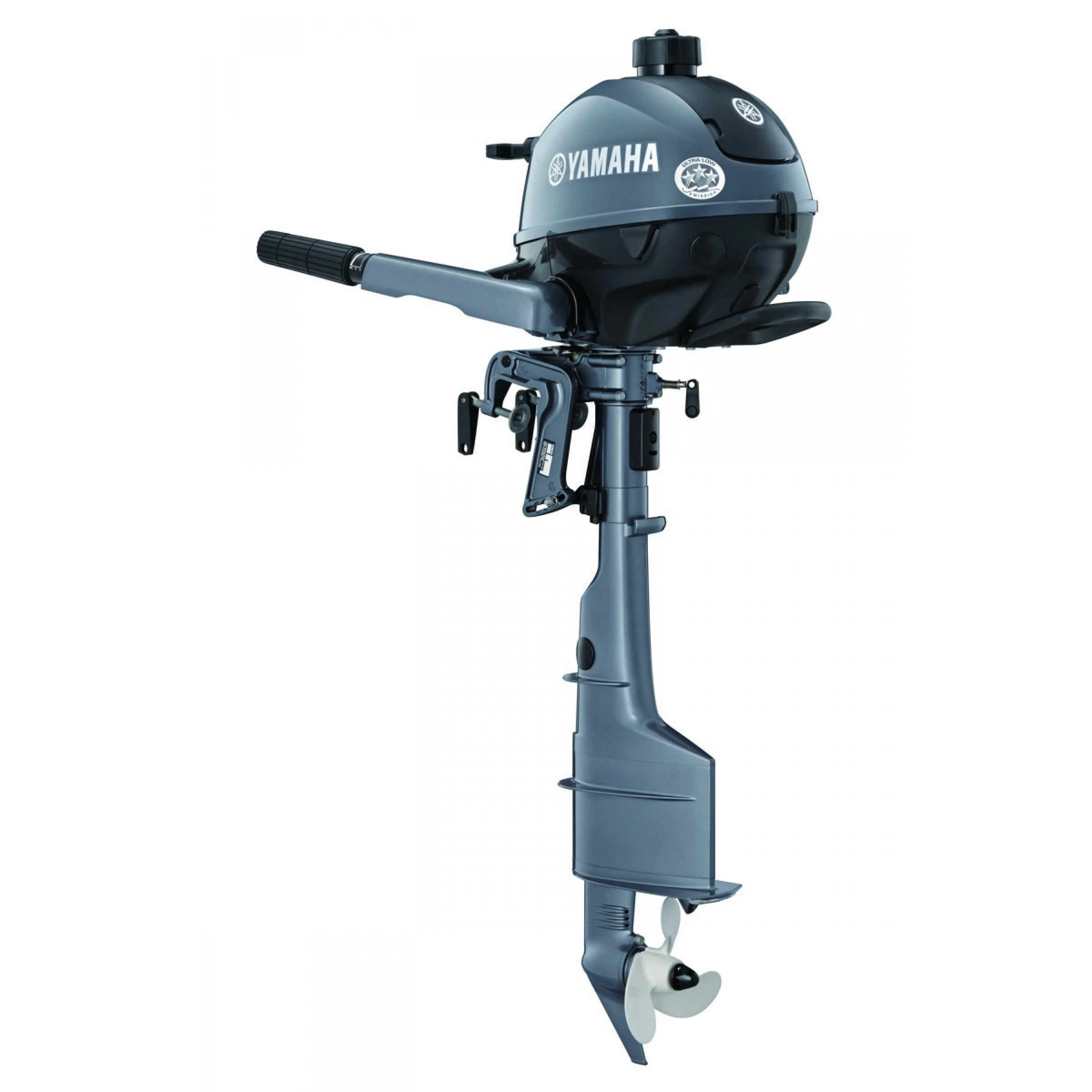 2.5 HP, YAMAHA OUTBOARD, F2.5LMHB, GREY, CARB, 20IN, TILLER, INTEGRAL FUEL TANK, MANUAL START, ALUM PROP 2.5 HP, YAMAHA OUTBOARD, F2.5LMHB, GREY, CARB, 20IN, TILLER, INTEGRAL FUEL TANK, MANUAL START, ALUM PROP