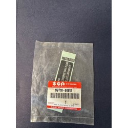 SUZUKI FUEL LIMITATION LABEL