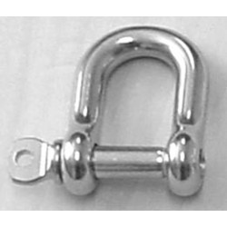 SHACKLE D SS 1/4"