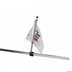 FLAGPOLE 327122 RAILMOUNT FLAG POLE 17" FOR 7/8 TO 1" TUBE FLAGPOLE 327122 RAILMOUNT FLAG POLE 17" FOR 7/8 TO 1" TUBE