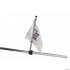 FLAGPOLE 327122 RAILMOUNT FLAG POLE 17" FOR 7/8 TO 1" TUBE