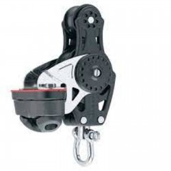 HARKEN CARBO 57MM FIDDLE BLOCK WITH BECKET AND CAM CLEAT, HARKEN CARBO 57MM FIDDLE BLOCK WITH BECKET AND CAM CLEAT,