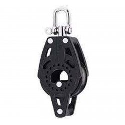 HARKEN 2637 CARBO BLOCK 40MM SINGLE, SWIVEL/BECKET HARKEN 2637 CARBO BLOCK 40MM SINGLE, SWIVEL/BECKET
