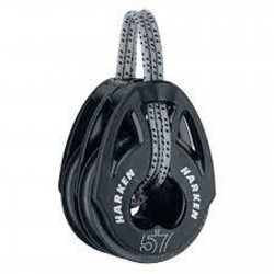 HARKEN T2 57MM CARBO BLOCK DOUBLE W/ LOOP, HARKEN T2 57MM CARBO BLOCK DOUBLE W/ LOOP,