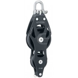 HARKEN ELEMENT BLOCK 45MM FIDDLE W/BECKET HARKEN ELEMENT BLOCK 45MM FIDDLE W/BECKET