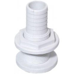 THRU HULL CONNECTOR 1 1/2" WHITE
