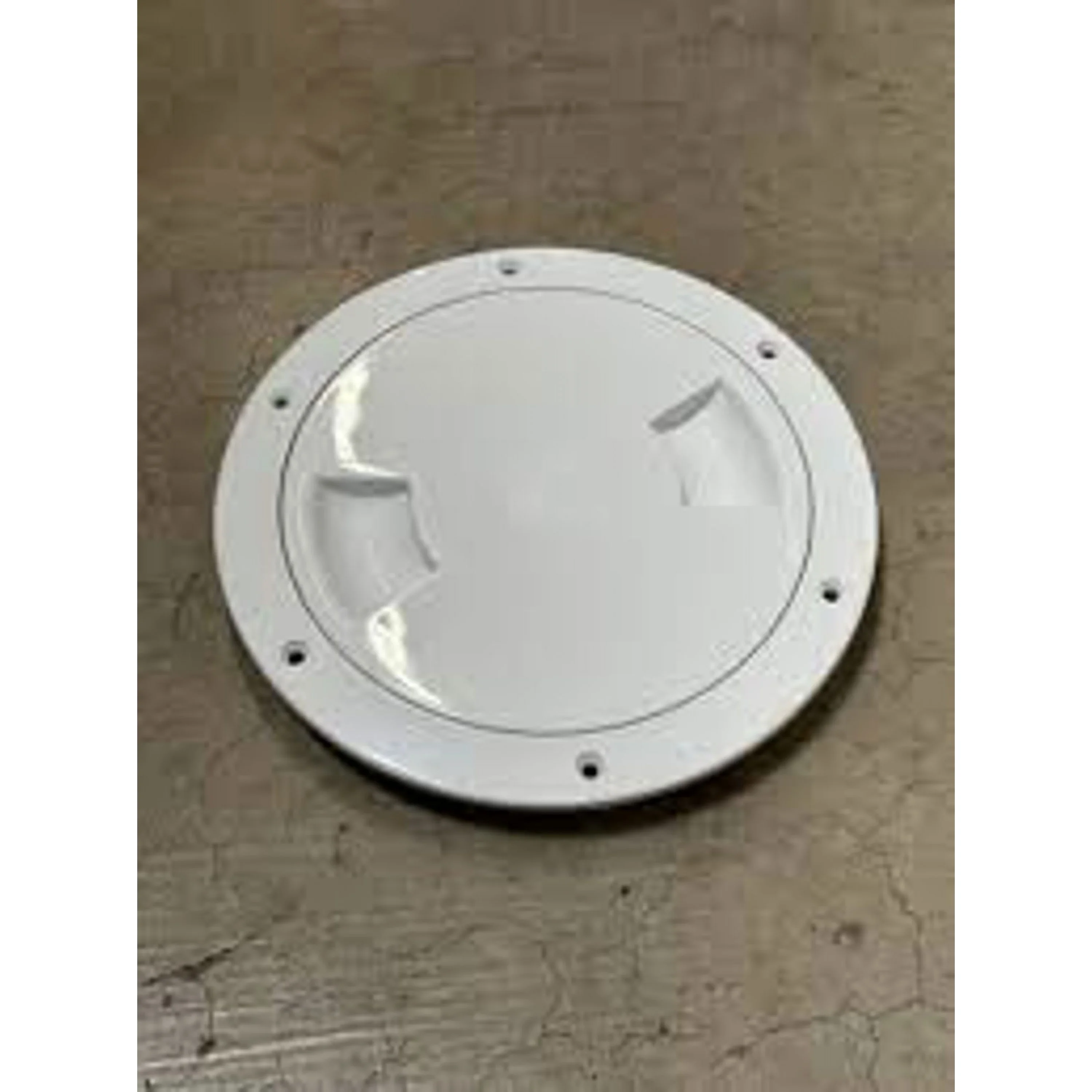 DECK PLATE WHTE SCREW IN 8"