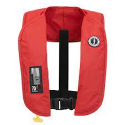 AUTOMATIC INFLATABLE PFD MUSTANG RED MIT 70 AUTOMATIC INFLATABLE PFD MUSTANG RED MIT 70