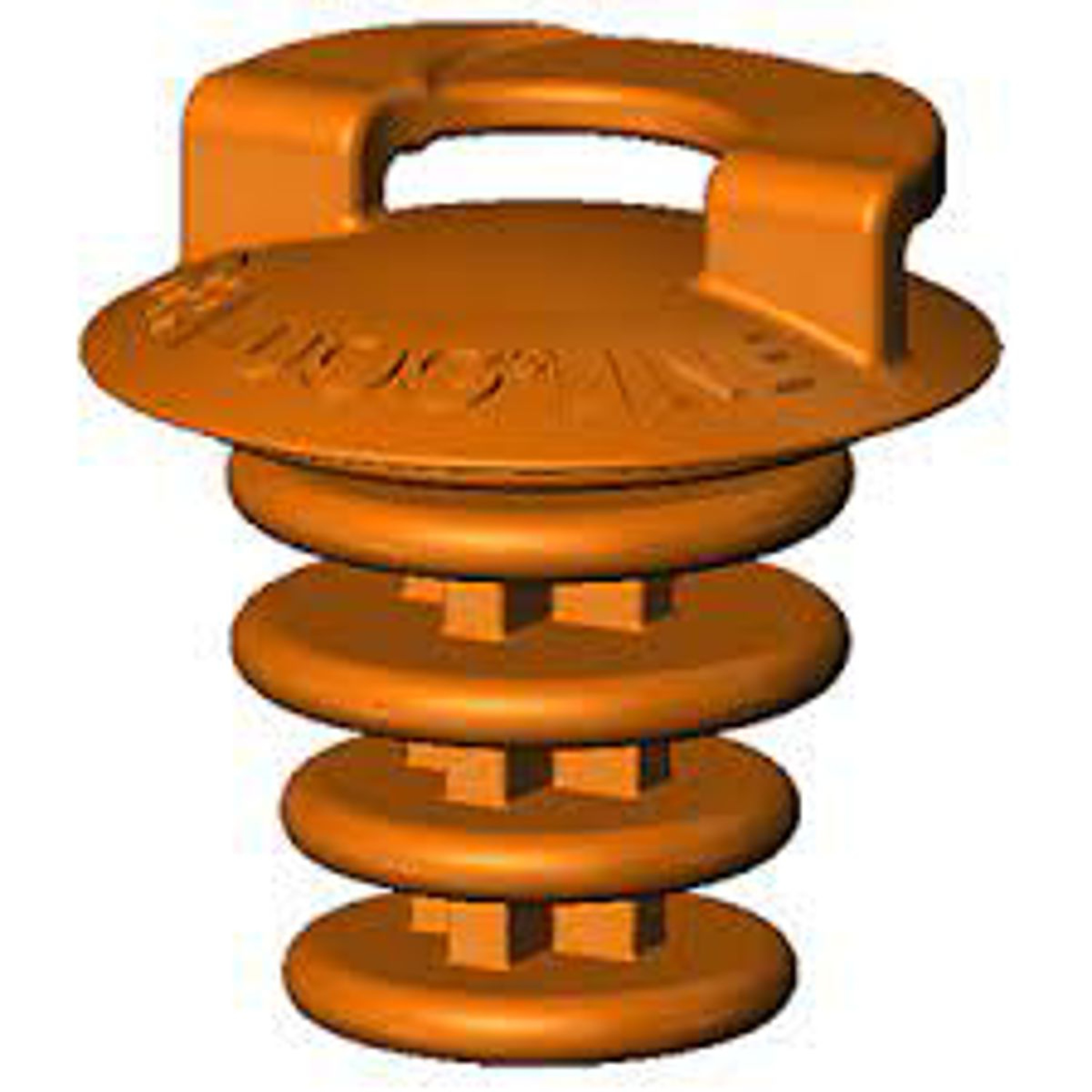 EMERGENCY DECK FILL PLUG ORANGE FITS 1 1/2" DECK FILLS
