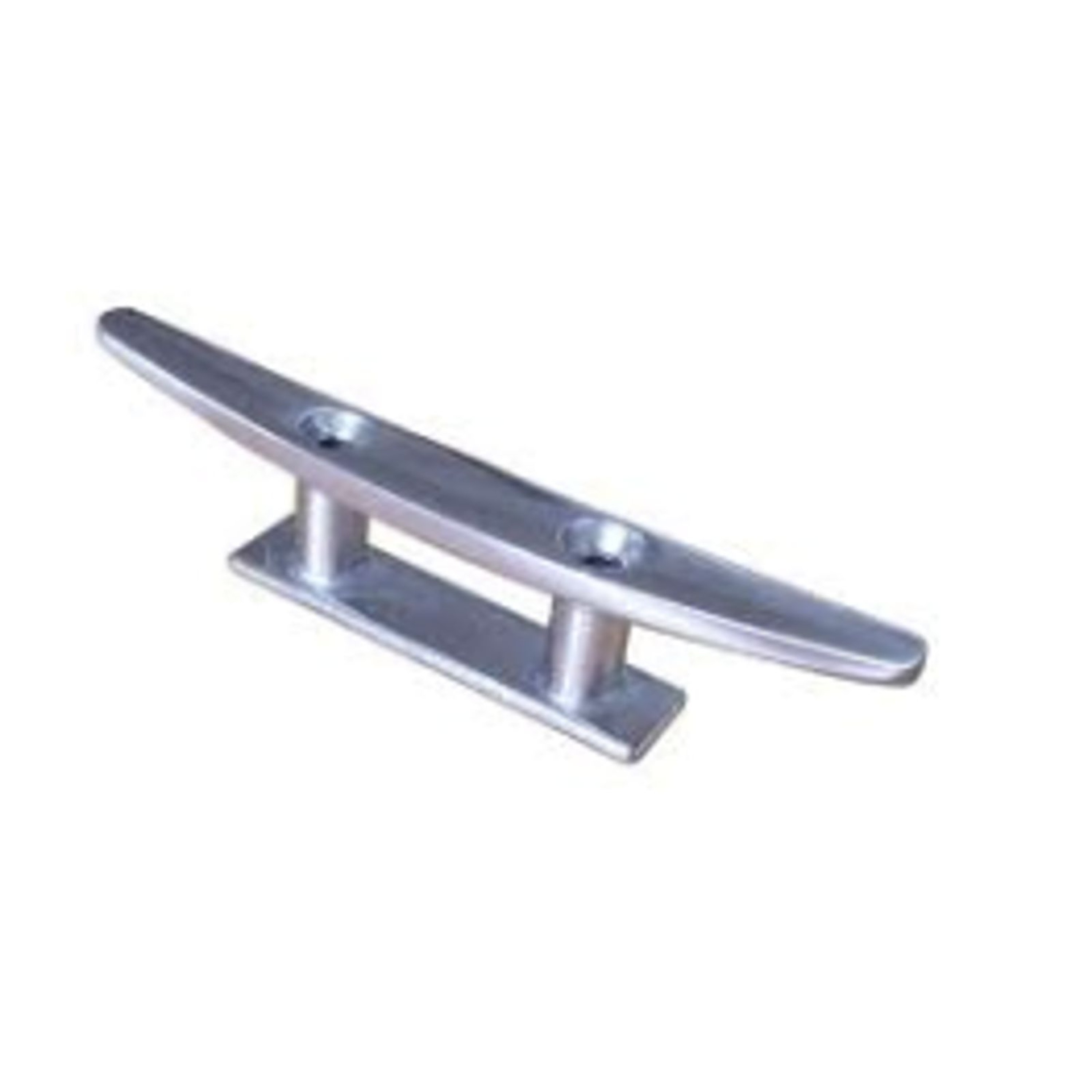 CLEAT 8" ANODIZED ALUMINUM 2 HOLE OPEN