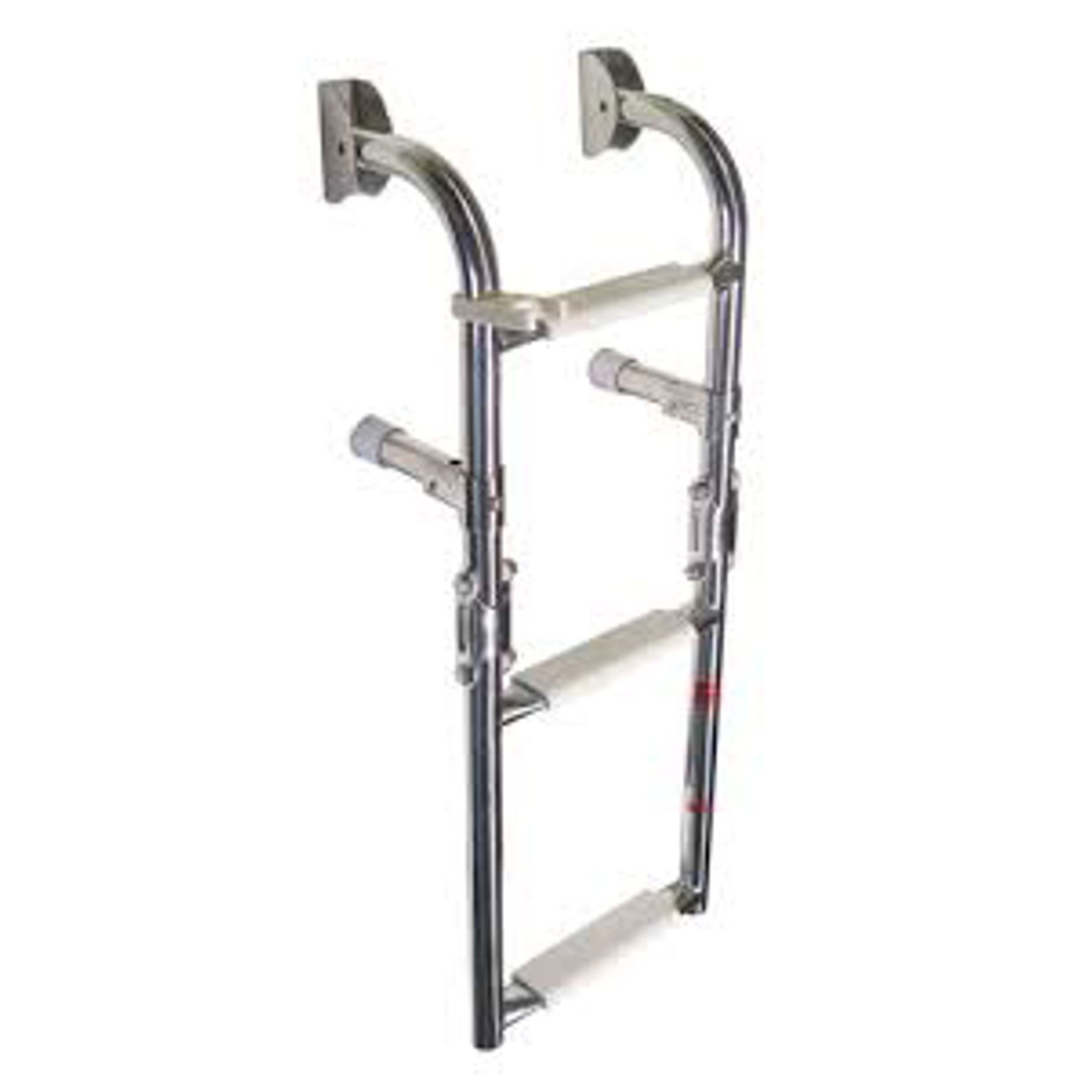 LADDER 3 STEP 8 1/4" WIDE FOLDING SS