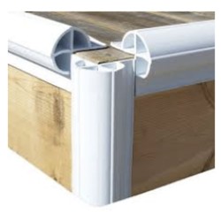 DOCK EDGE CORNER EDGE PROFILE WHITE 8'