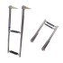 LADDER, TELESCOPING, 2 STEP, SS NARROW