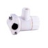 ANTENNA BASE WHITE PLASTIC RAIL MOUNT 7/8" & 1"