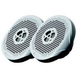 FUSION FULL RANGE 2 WAY SPEAKERS 4" 120 WATTS ICE WHITE SPEAKER COVERS